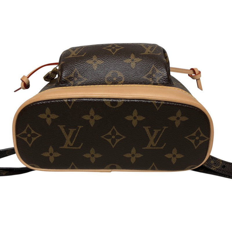 ルイ・ヴィトン LOUIS VUITTON モンスリMINI M11199 ブラウン モノグラムキャンバス レディース リュック・デイパック