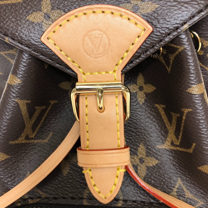 ルイ・ヴィトン LOUIS VUITTON モンスリMINI M11199 ブラウン モノグラムキャンバス レディース リュック・デイパック