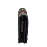 グッチ GUCCI GGカードケースウォレット 523155 ブラウン GGスプリーム レディース 二つ折り財布