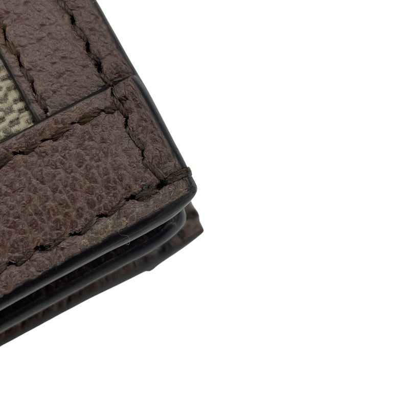 グッチ GUCCI GGカードケースウォレット 523155 ブラウン GGスプリーム レディース 二つ折り財布