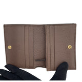 グッチ GUCCI GGカードケースウォレット 523155 ブラウン GGスプリーム レディース 二つ折り財布