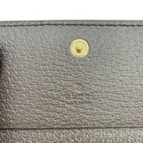 グッチ GUCCI GGカードケースウォレット 523155 ブラウン GGスプリーム レディース 二つ折り財布