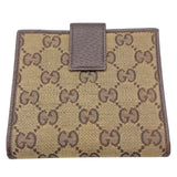 グッチ GUCCI GGキャンバス 2ツ折り財布 112664 ブラウン GGキャンバス ユニセックス 二つ折り財布
