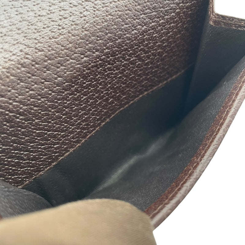 グッチ GUCCI GGキャンバス 2ツ折り財布 112664 ブラウン GGキャンバス ユニセックス 二つ折り財布