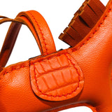 エルメス HERMES ロデオPM　タッチ Z刻 オレンジポピー アニョーミロ・アリゲーター ユニセックス チャーム