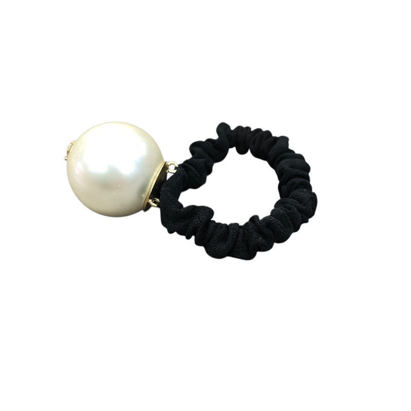 シャネル CHANEL ココマークシュシュ A63896 ブラック フェイクパール レディース その他小物