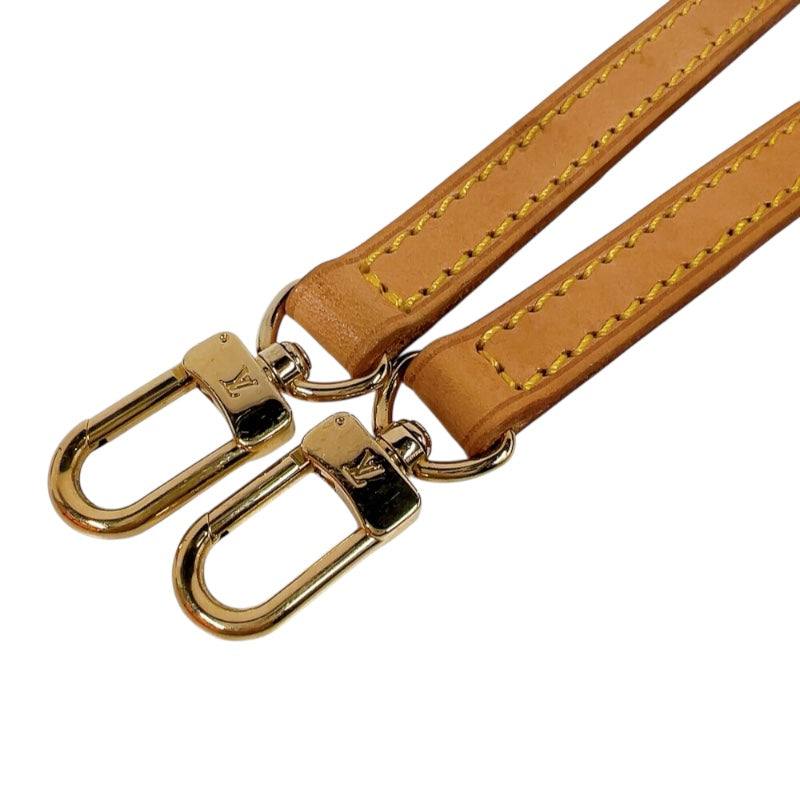 ルイヴィトン ヌメ革 ストラップ ルイ・ヴィトン LOUIS VUITTON ベージュ ゴールド金具 ヌメ革