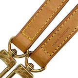 ルイ・ヴィトン LOUIS VUITTON ショルダーストラップ ブラウン　ゴールド金具 ヌメ革 レザー ユニセックス ストラップ