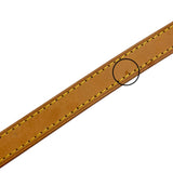 ルイ・ヴィトン LOUIS VUITTON ショルダーストラップ ブラウン　ゴールド金具 ヌメ革 レザー ユニセックス ストラップ