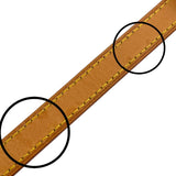 ルイ・ヴィトン LOUIS VUITTON ショルダーストラップ ブラウン　ゴールド金具 ヌメ革 レザー ユニセックス ストラップ