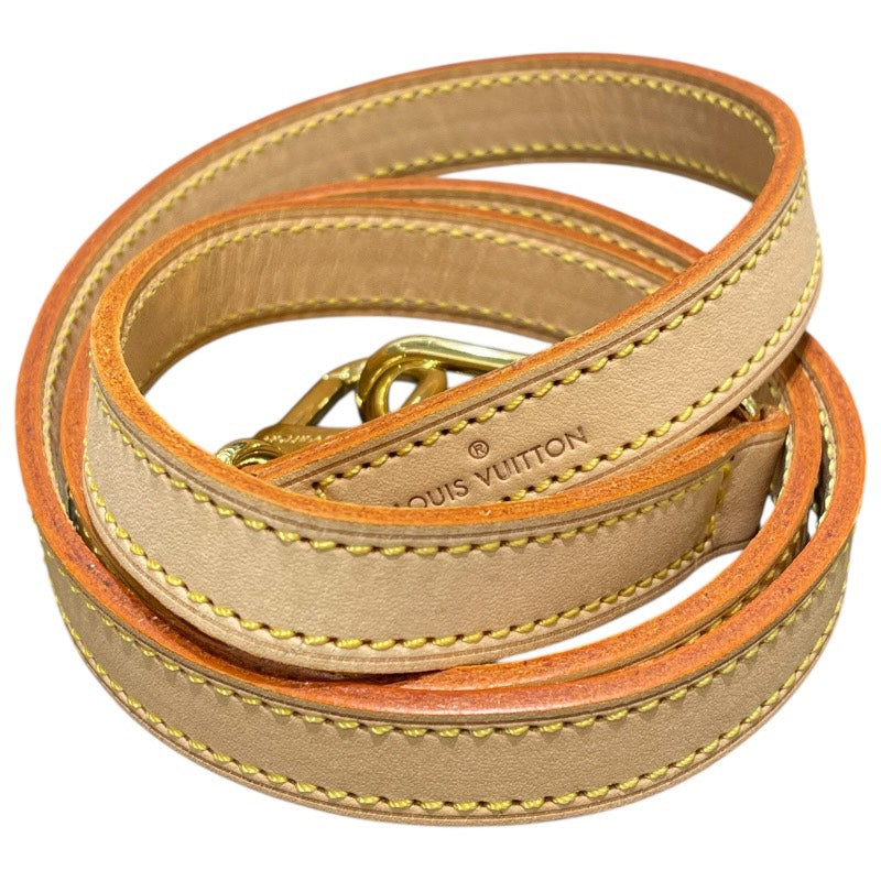 ルイ・ヴィトン LOUIS VUITTON ストラップ J00142 ベージュ ヌメ革 ユニセックス ショルダーストラップ