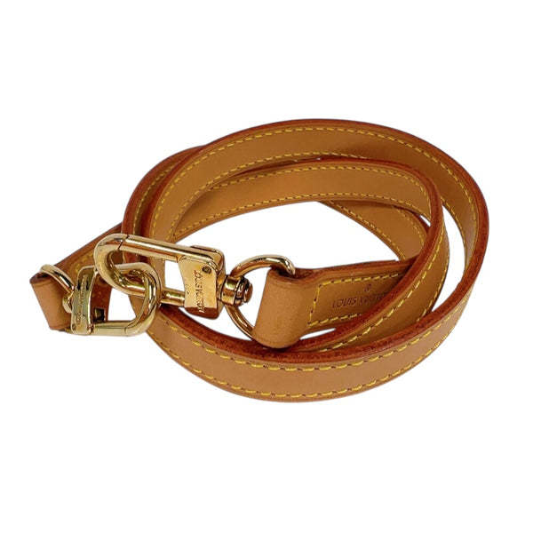 LOUIS VUITTON - LOUIS VUITTON ルイヴィトン ショルダーストラップ ヌメ革 ベージュ/181316【中古】 LOUIS VUITTON - LOUIS VUITTON ルイヴィトン ショルダー
