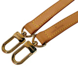 ルイ・ヴィトン LOUIS VUITTON ショルダーストラップ ベージュ　ゴールド金具 ヌメ革 ユニセックス ショルダーストラップ