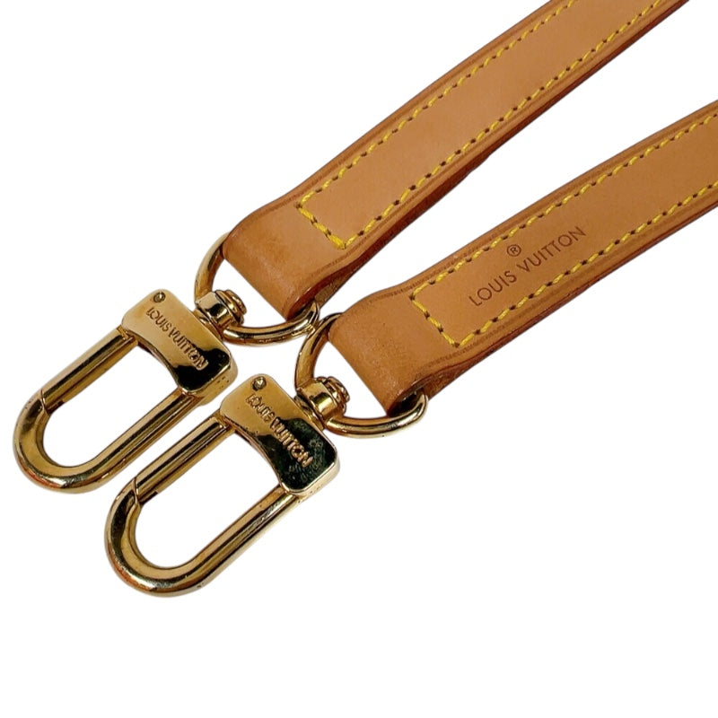 美品 LOUIS VUITTON ショルダーストラップ ヌメ革 ゴールド金具 ルイ・ヴィトン LOUIS VUITTON ショルダーストラップ ベージュ