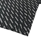 バレンシアガ BALENCIAGA ロゴライン 半袖Tシャツ 570805 ブラック コットン メンズ 半袖Ｔシャツ