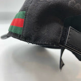 グッチ GUCCI GGキャンバス　キャップ 200035”601491 ブラック キャンバス ユニセックス その他ファッション雑貨