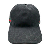 グッチ GUCCI GGキャンバス　キャップ 200035”601491 ブラック キャンバス ユニセックス その他ファッション雑貨