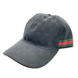 グッチ GUCCI GGキャンバス　キャップ 200035”601491 ブラック キャンバス ユニセックス その他ファッション雑貨
