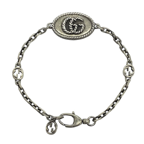 グッチ GUCCI GGマーモントチェーンブレス シルバー Ag925 ジュエリー