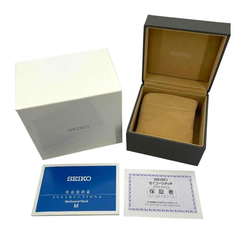 セイコー SEIKO プレサージュ SARX057 ブラック SS 自動巻き メンズ 腕時計