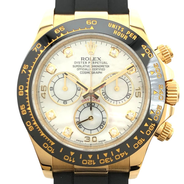 ロレックス ROLEX デイトナホワイトシェル 116518LNNG ホワイト K18イエローゴールド K18YG 自動巻き メンズ 腕時計