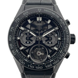 タグ・ホイヤー TAG HEUER カレラ キャリバーホイヤー02T クロノグラフ トゥールビヨン CAR5A90.FC6415 ブラック セラミック/ラバーベルト 自動巻き メンズ 腕時計