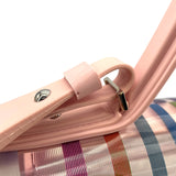 デルヴォー DELVAUX タンペートGM アイキャッチャー ピンク/マルチカラー ビニール レディース ハンドバッグ