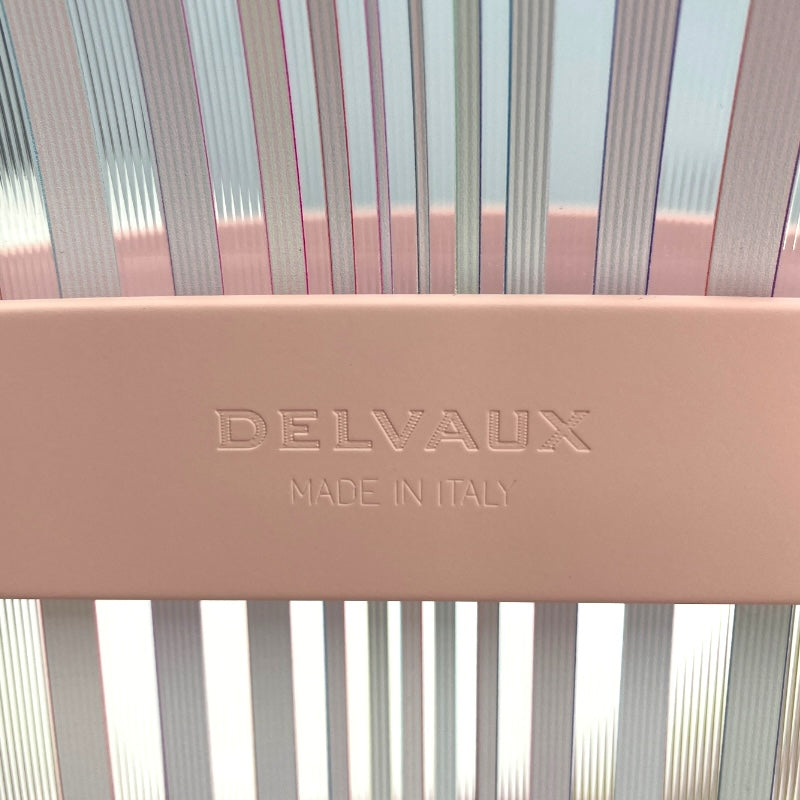 デルヴォー DELVAUX タンペートGM アイキャッチャー ピンク/マルチカラー ビニール レディース ハンドバッグ