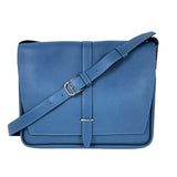 エルメス HERMES スティーブライト C刻印　(2018年製) アズール シルバー金具 トゴ メンズ ショルダーバッグ