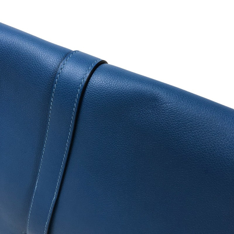 エルメス HERMES スティーブライト C刻印　(2018年製) アズール シルバー金具 トゴ メンズ ショルダーバッグ