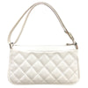 シャネル CHANEL ココマークセミショルダーバッグ ホワイト/シルバー金具 キャビアスキン レディース ショルダーバッグ