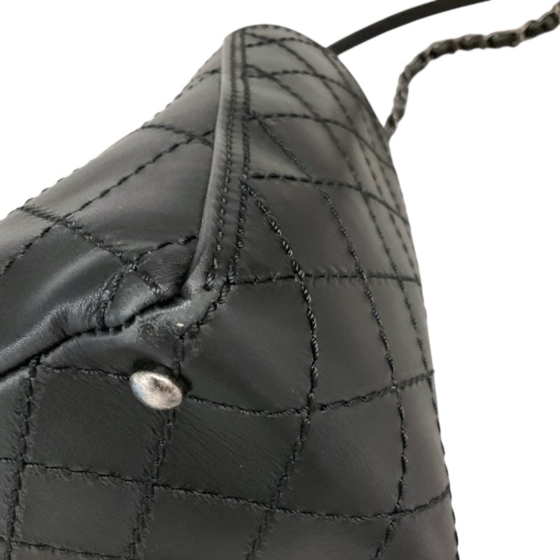 シャネル CHANEL ワイルドステッチ 2WAYバッグ A94231 ブラック/シルバー金具 カーフ レディース ハンドバッグ