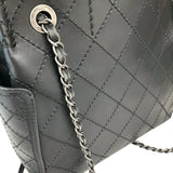 シャネル CHANEL ワイルドステッチ 2WAYバッグ A94231 ブラック/シルバー金具 カーフ レディース ハンドバッグ