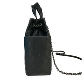 シャネル CHANEL ワイルドステッチ 2WAYバッグ A94231 ブラック/シルバー金具 カーフ レディース ハンドバッグ
