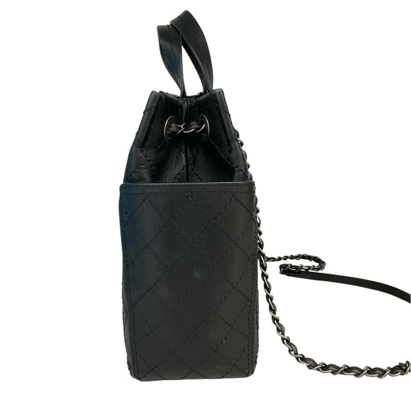 シャネル CHANEL ワイルドステッチ 2WAYバッグ A94231 ブラック/シルバー金具 カーフ レディース ハンドバッグ