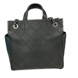 シャネル CHANEL ワイルドステッチ 2WAYバッグ A94231 ブラック/シルバー金具 カーフ レディース ハンドバッグ