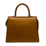 デルヴォー DELVAUX プリヨンGM ブロンズ レザー レディース ハンドバッグ
