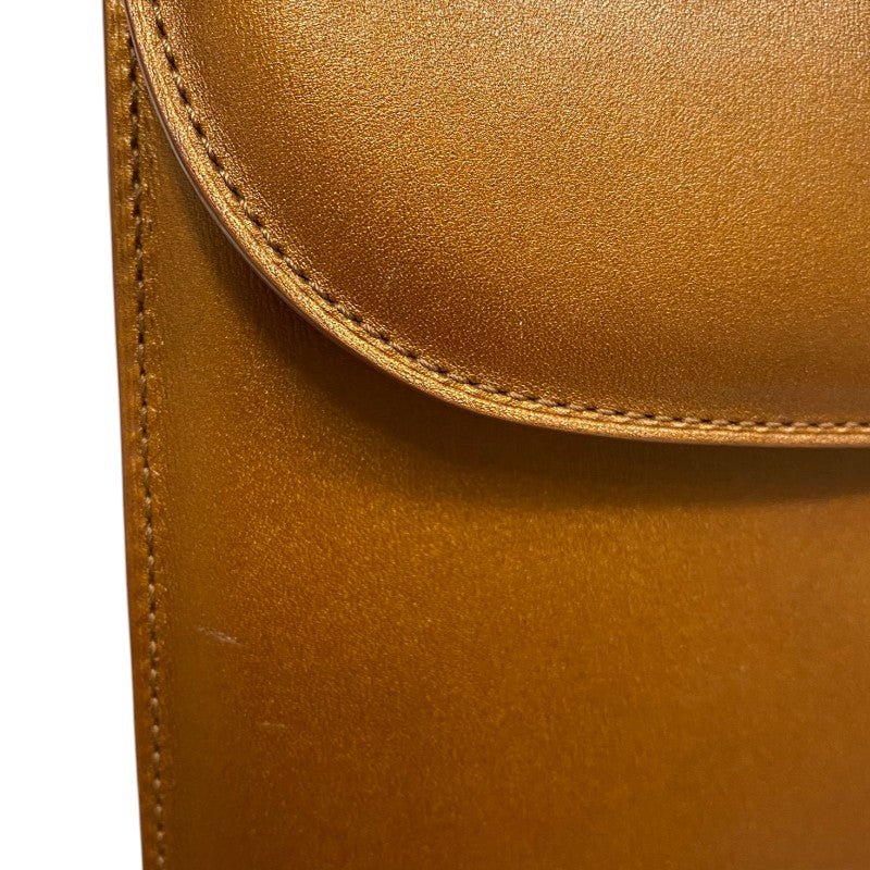 デルヴォー DELVAUX プリヨンGM ブロンズ レザー レディース ハンドバッグ