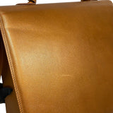 デルヴォー DELVAUX プリヨンGM ブロンズ レザー レディース ハンドバッグ