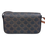 セリーヌ CELINE ショルダーバッグ クロード 194142 ブラウン　ゴールド金具 トリオンフキャンバス レディース ショルダーバッグ