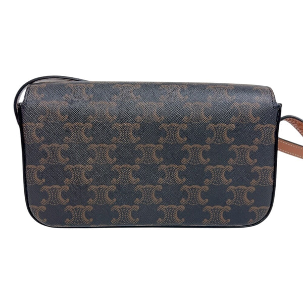 セリーヌ CELINE ショルダーバッグ クロード 194142 ブラウン　ゴールド金具 トリオンフキャンバス レディース ショルダーバッグ