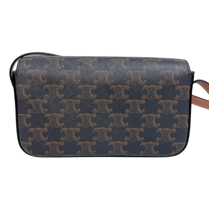 セリーヌ CELINE ショルダーバッグ クロード 194142 ブラウン　ゴールド金具 トリオンフキャンバス レディース ショルダーバッグ