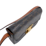 セリーヌ CELINE ショルダーバッグ クロード 194142 ブラウン　ゴールド金具 トリオンフキャンバス レディース ショルダーバッグ