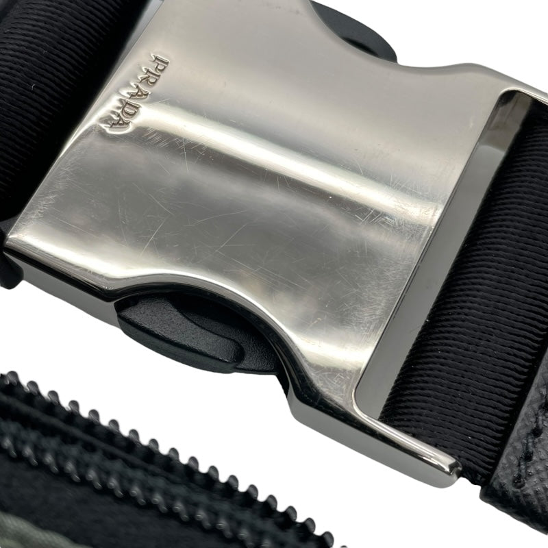 プラダ PRADA ナイロン ウエストバッグ 2VL056 カーキ ナイロン