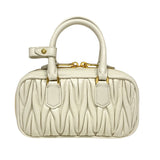 ミュウミュウ miu miu アルカディ マテラッセレザーバッグ 5BB142 アイボリー レディース ハンドバッグ ショルダーバッグ