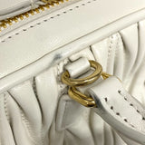 ミュウミュウ miu miu アルカディ マテラッセレザーバッグ 5BB142 アイボリー レディース ハンドバッグ ショルダーバッグ