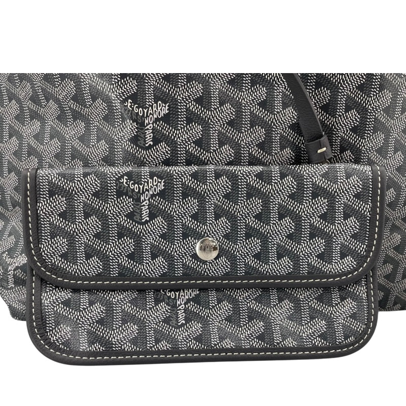 ゴヤール GOYARD サンルイPM グレー ゴヤールディンキャンバス ユニセックス トートバッグ