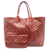 ゴヤール GOYARD サンルイPM レッド ゴヤールディンキャンバス レディース トートバッグ