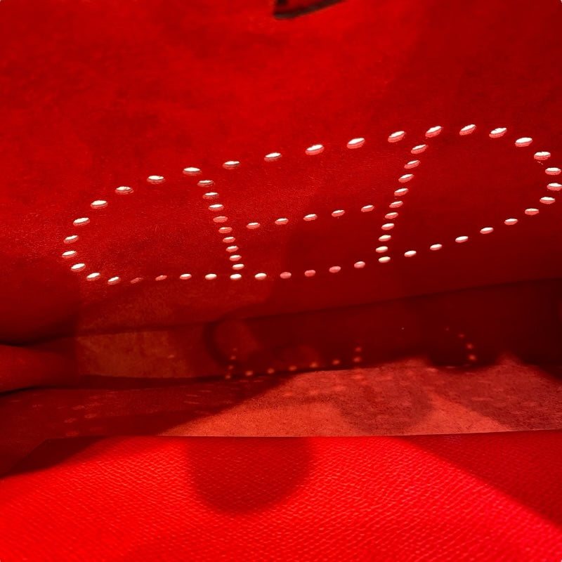 エルメス HERMES エヴリン1PM □H刻 ルージュカザック エプソン レディース ショルダーバッグ