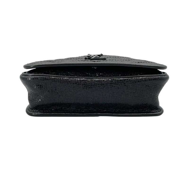 サンローラン SAINT LAURENT ニキ ショルダーバッグ 593145 ブラック レザー レディース ショルダーバッグ
